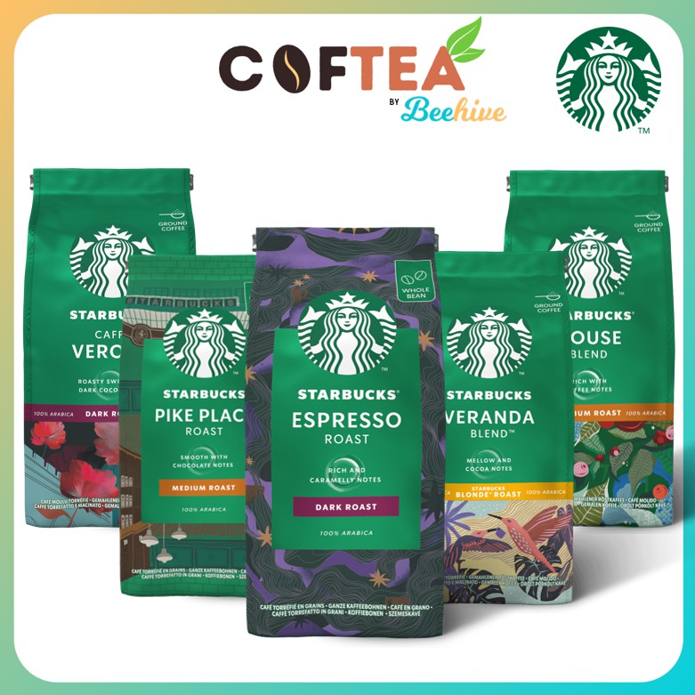 Starbucks Coffee Beans 190g / 200g [Ground & Whole Beans] Shopee Malaysia