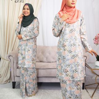  EX KURUNG  MODEN COTTON LAWA  SELESA SEJUK CORAK BUNGA 