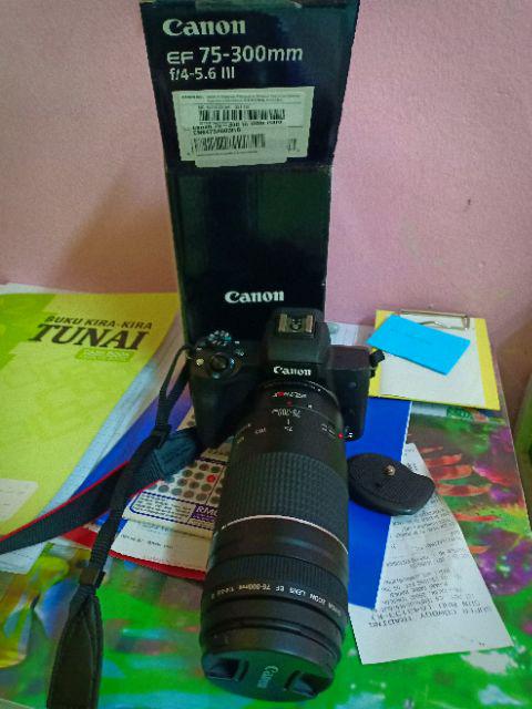 Canon Ef 75 300mm Iii F 4 5 6 Telephoto Canon Zoom Lenses Ef Efs Full Frame Lens Shopee Malaysia