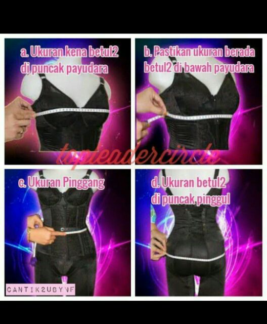 Premium Beautiful Corset Terbaik Sahajidah Hai O Shopee Malaysia