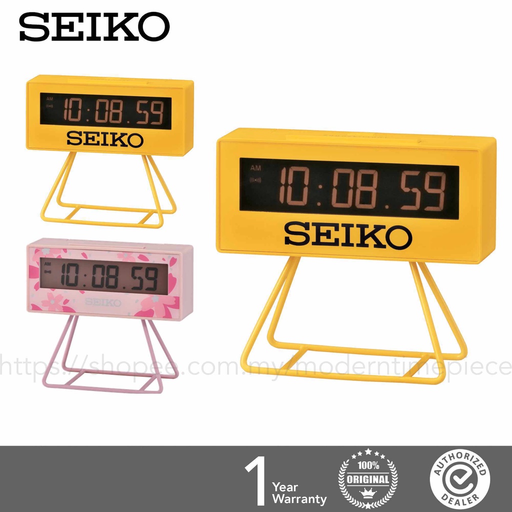 ORIGINAL SEIKO Digital Timer Calendar Beep Alarm Clock QHL062 (QHL062Y) /  QHL083 (QHL083Y) / QHL082 | Shopee Malaysia