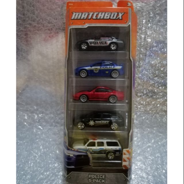 matchbox 5 pack police