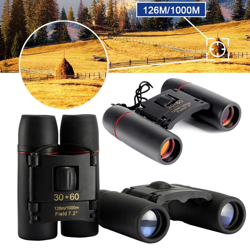 30x60 Zoom Telescope Folding Binoculars with Low Light Night Vision  126m/1000m | Shopee Malaysia