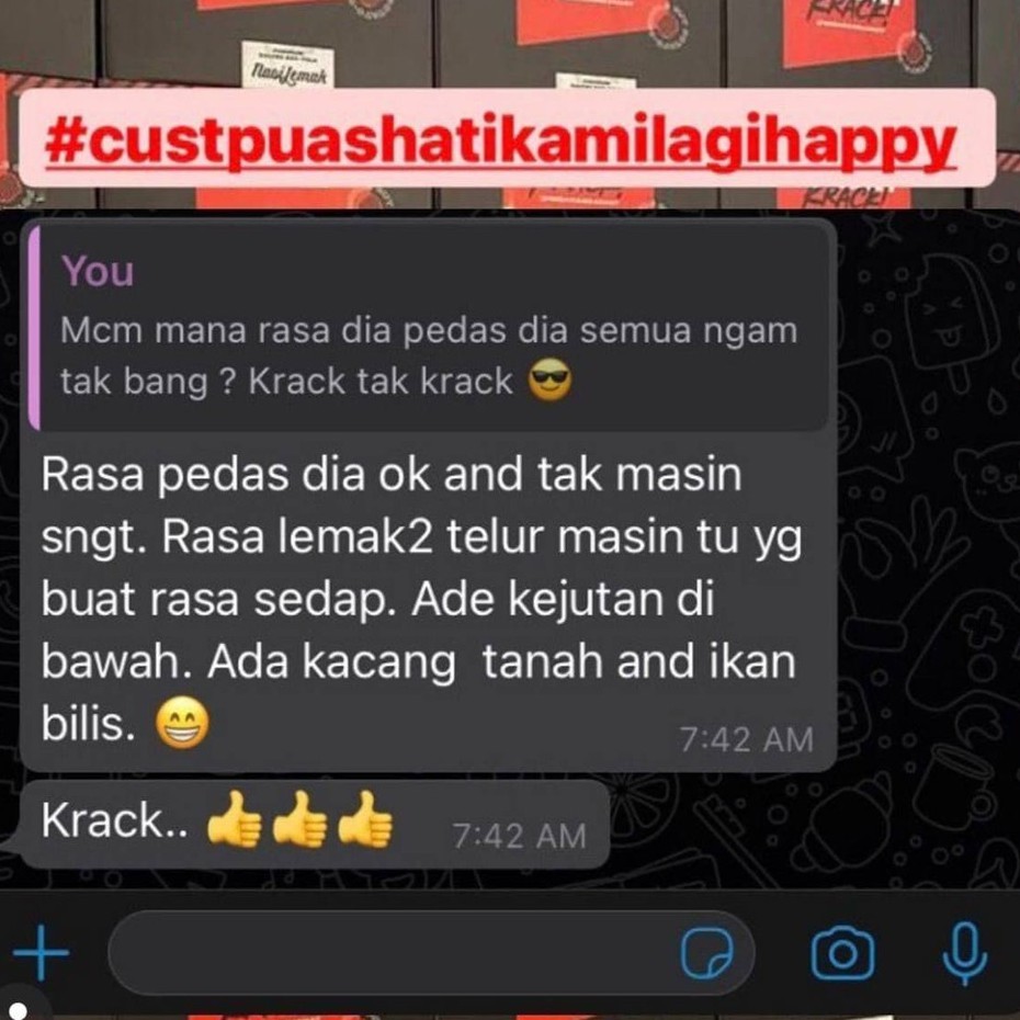 Buy Ready Stock Streat Krack Nasi Lemak By Mk K Clique Kerepek Nasi Lemak Salted Egg Salted Egg Potato Seetracker Malaysia