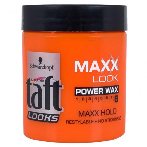 Schwarzkopf Taft Look Max Look Power Wax Size 85 Ml Shopee Malaysia