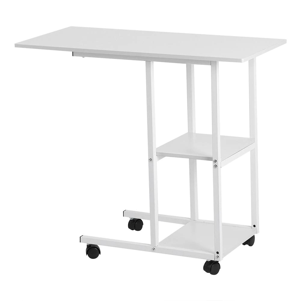 Rolling Table Computer Over Bed Portable Couch Home Desk Mobile Sofa Office Wheel Laptop Shopee Malaysia