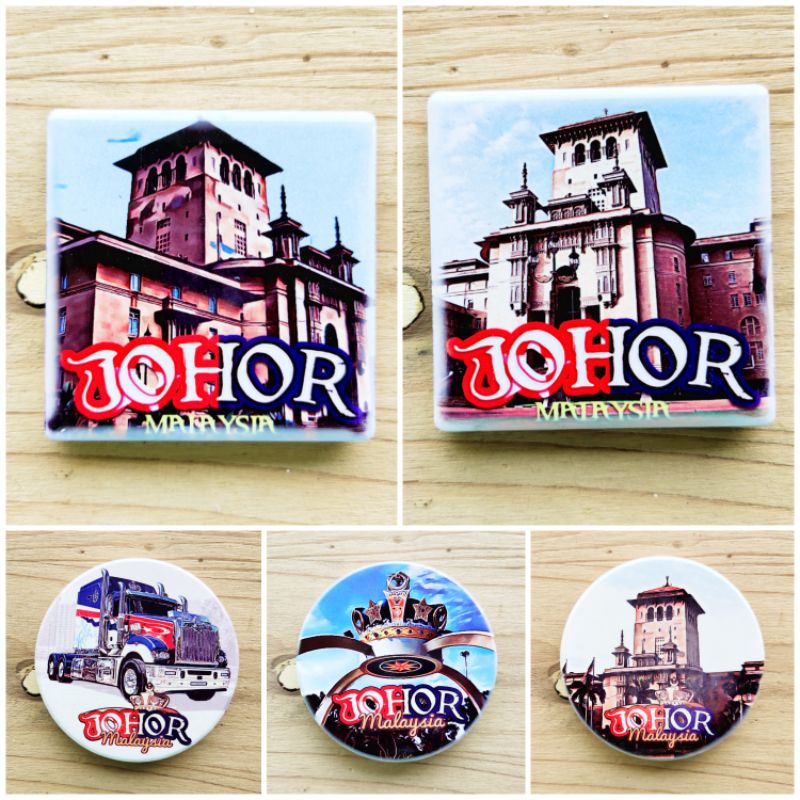 Souvenir Fridge Magnet Ceramic Johor Gifts Tourist