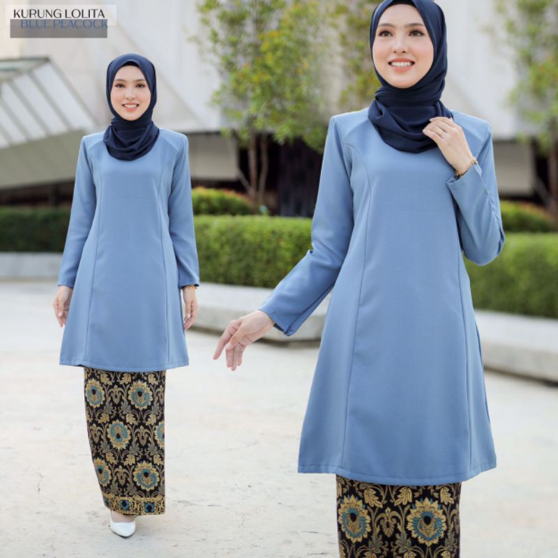Baju Kurung Moden Sampai Plus Size Cutting Princess Shopee Malaysia