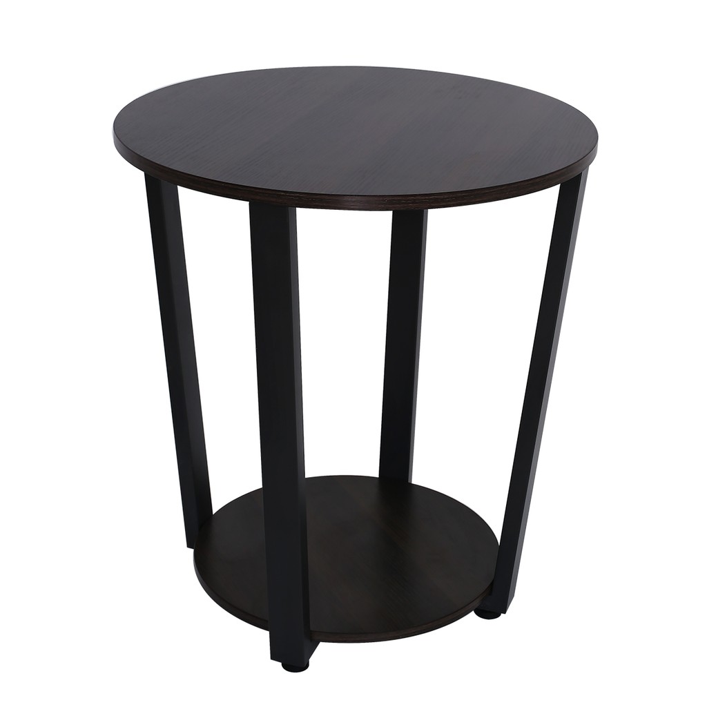 Round Side Table Coffee Table Corner Desk Round Round Double Layer