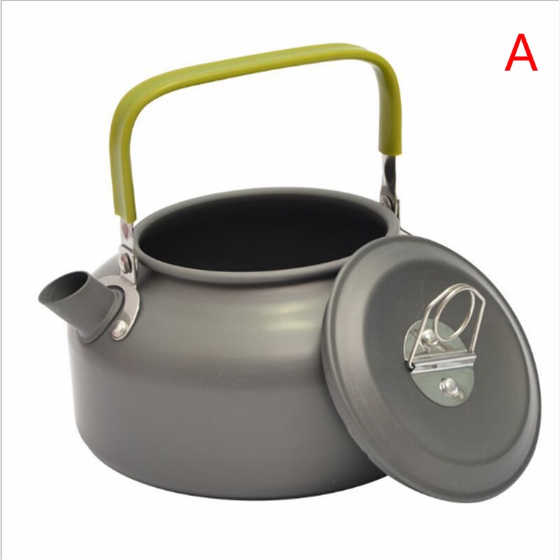 Outdoor Camping Pan And Pot And Kettle Cookware Set Portable Cooking Pots Shopee Malaysia