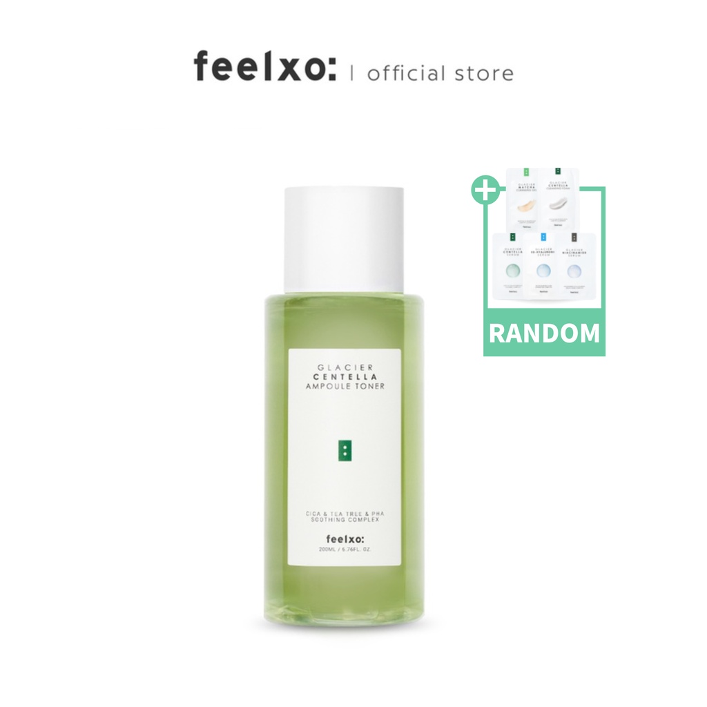 feelxo Glacier Centella Ampoule Toner (200ml/50ml) Shopee Malaysia