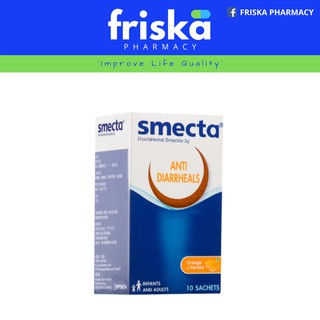 Smecta Anti Diarrheal Orange Vanilla Strawberry Flavour 12 S Shopee Malaysia