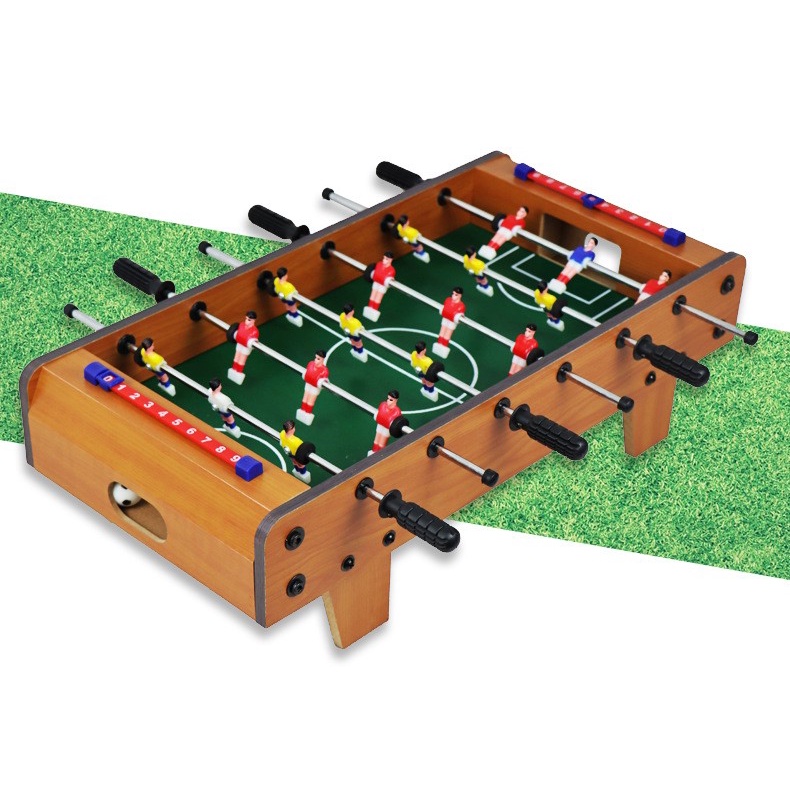 MILANDO Wooden Mini Tabletop Football Portable Table Football Futsal Soccer Game Board Game Toy (Type 9)