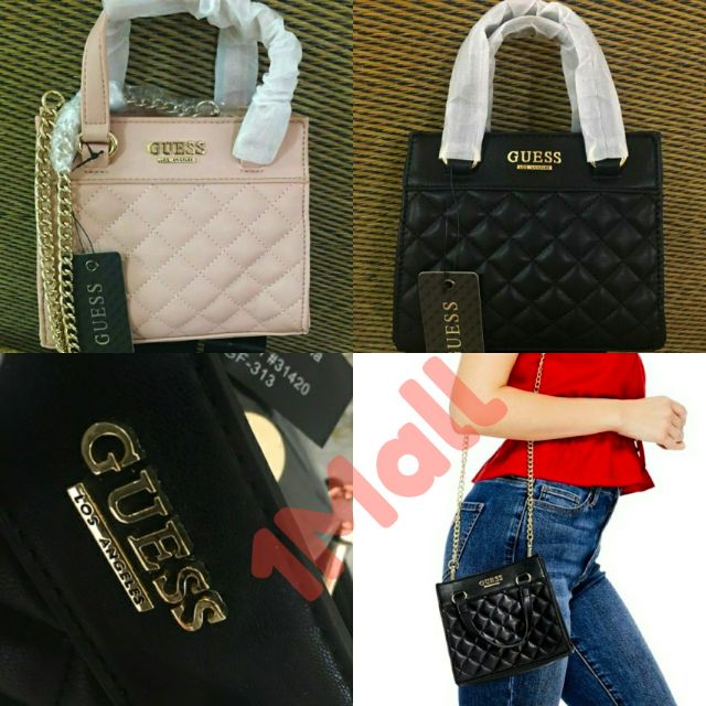 guess mini tote bag