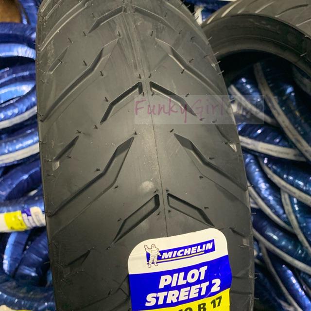 Michelin 150 60 17 R Pilot Street Radial Pilot Stree 2 Tubeless Tyre 150 60 R 17 R25 Z250 Ninja Ktm Kawasaki Yamaha Shopee Malaysia