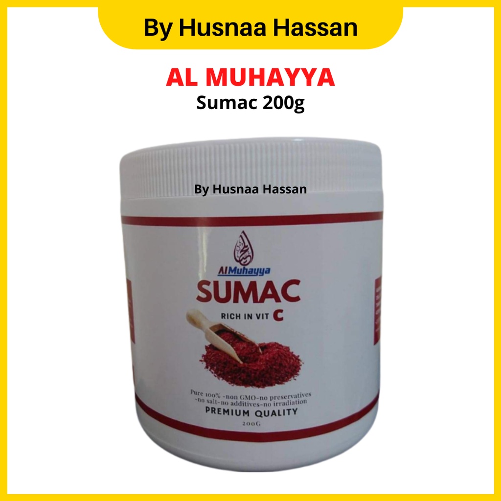 AL MUHAYYA Sumac 200g Anti Viral High Vitamin C Ascorbic Acid Organic