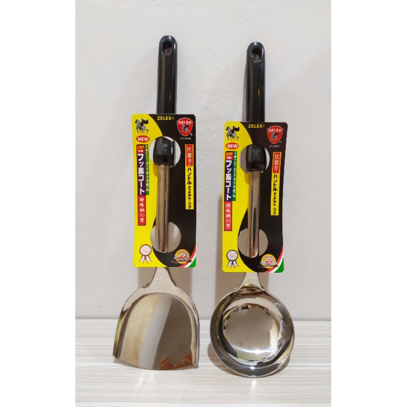 Buy Zelex Stainless Steel Turner Soup Ladle 钢锅铲 汤勺 Zelex Sudip Goreng Senduk Sup Steel Seetracker Malaysia
