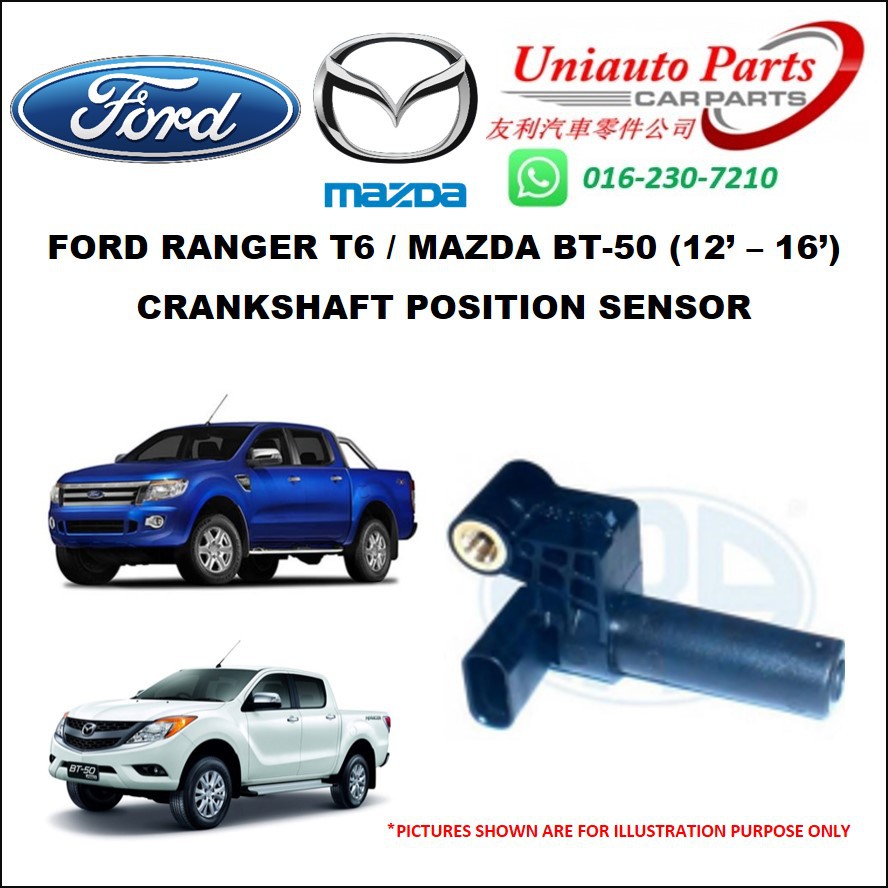 Ford Ranger T6 Mazda Bt 50 12 16 Crankshaft Position Sensor Shopee Malaysia