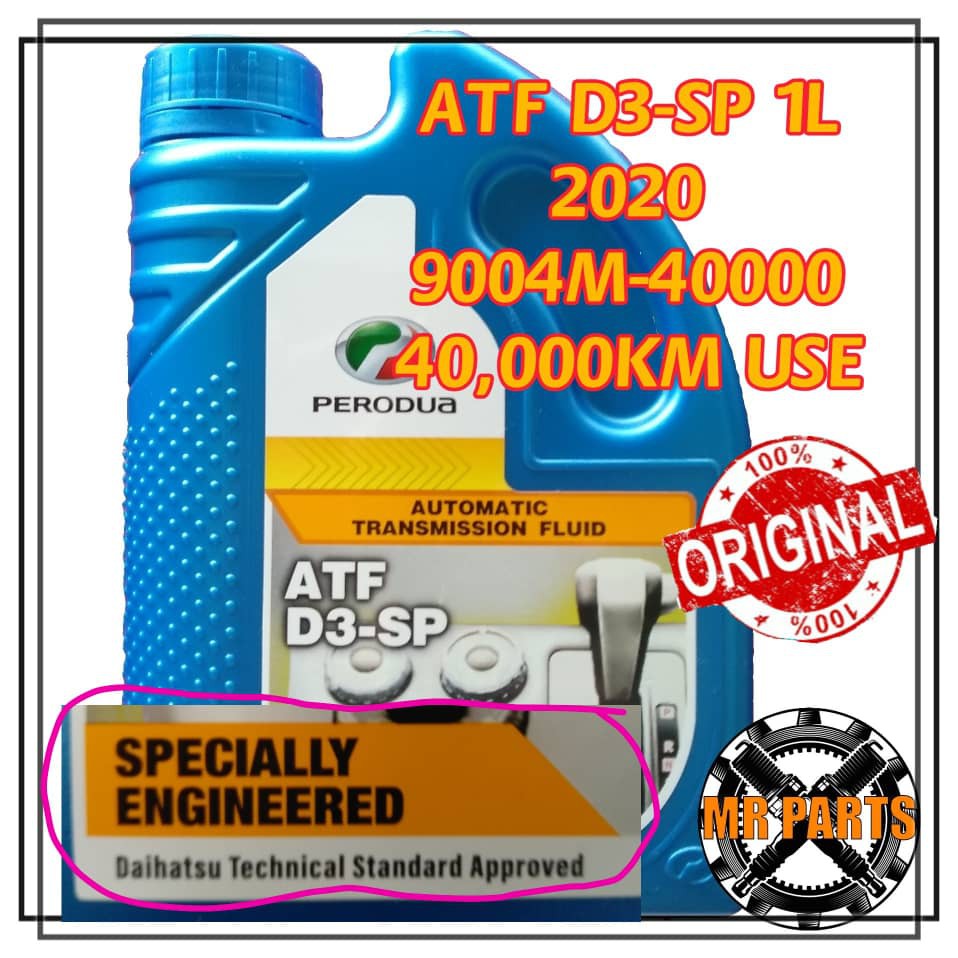 Perodua ATF ( D3-SP / SP3 ) Gear Oil (1L) - Myvi Lagi Best 