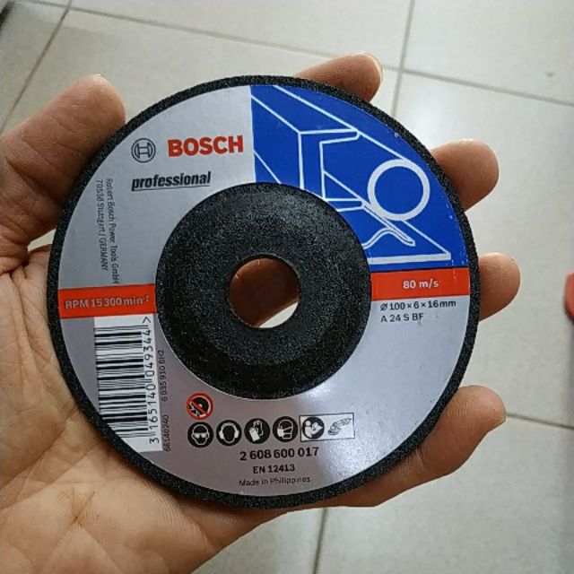 Bosch Grinding Disc Wheel 100x6x16 mm | Shopee Malaysia