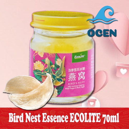 Halal! ECOLITE Pati Sarang Burung Asli Bird Nest 1 Botol Shopee Malaysia