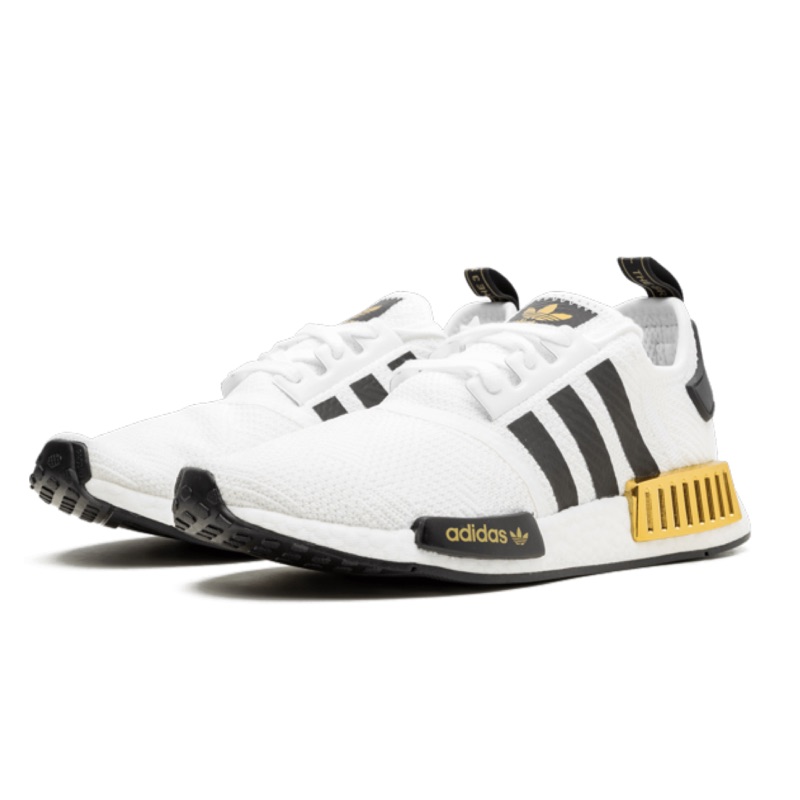 Adidas Originals Nmd R1 White Black Gold Eg5662 Us 8~12 Jogging Shoes |  Shopee Malaysia