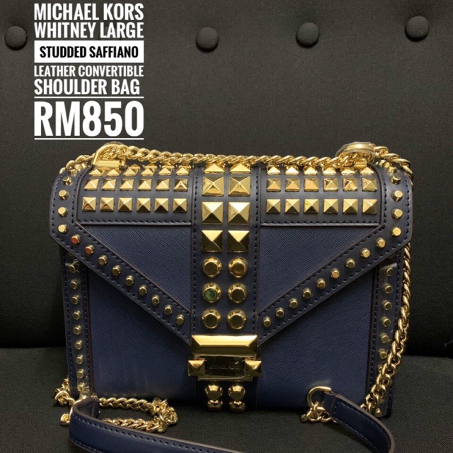 michael kors whitney large studded