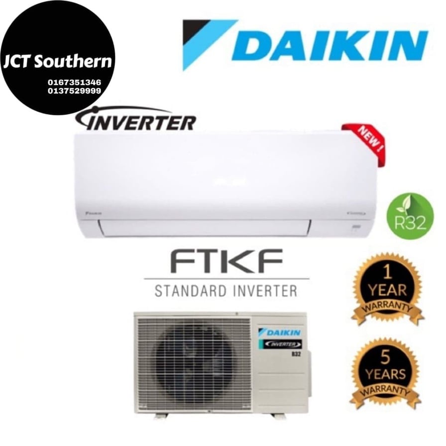 (SHIPPING) Daikin Inverter FTKF-LF (SMART CONTROL) Series Wall Mounted ...