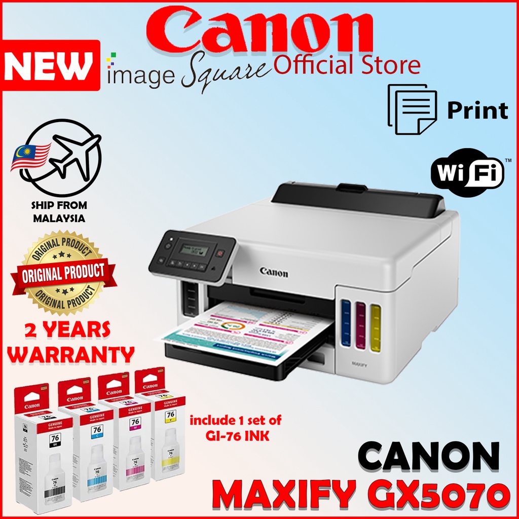NEW ARRIVE!! CANON MAXIFY GX5070 PRINTER Wireless Ink Tank Business