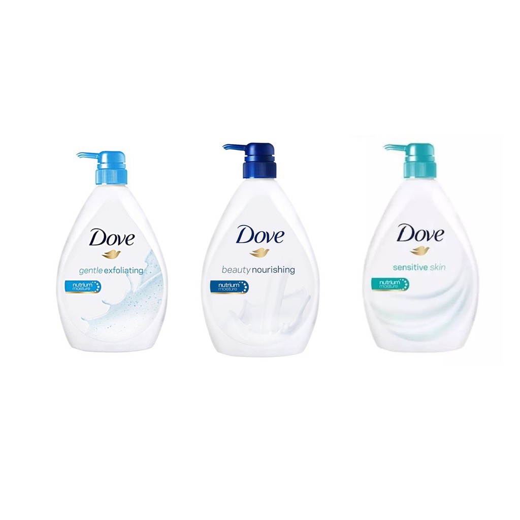 Dove Shower Gel Beauty Nourishing / Gentle Exfoliating / Sensitive Skin1L Shopee Malaysia
