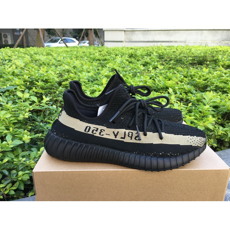 yeezy 350 v2 core black green