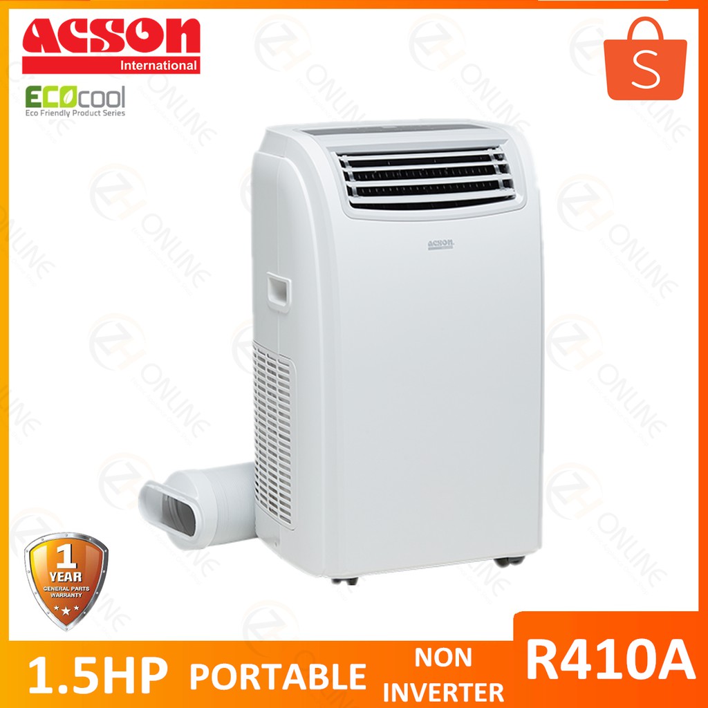 Acson 1 0hp 1 5hp Portable Air Conditioner Moveo A5pa A5pa10c A5pa15c R410a Shopee Malaysia