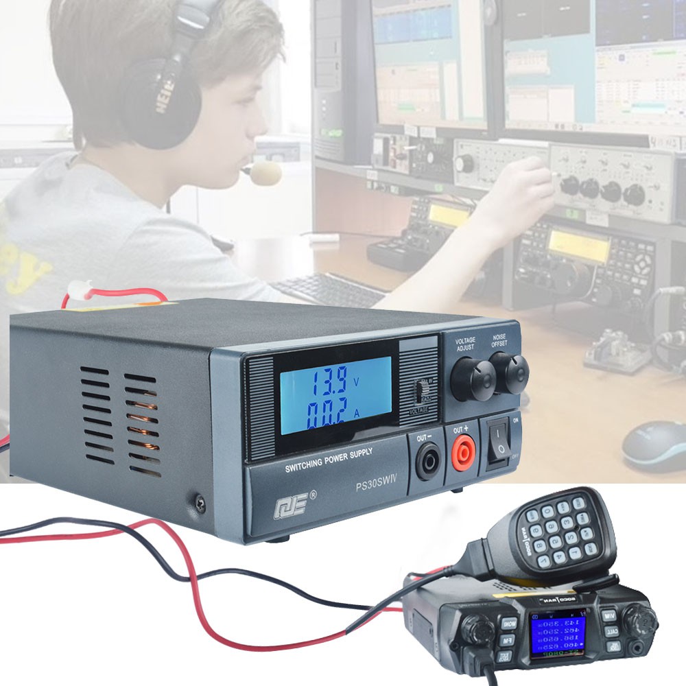 30A 13.8V Switching Power Supply for Radio Communication LCD Shortwave Base 220V 
