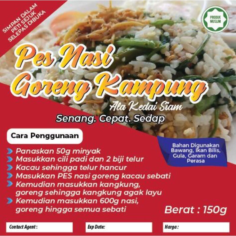 Buy Pes Nasi Goreng Kampung Seetracker Malaysia