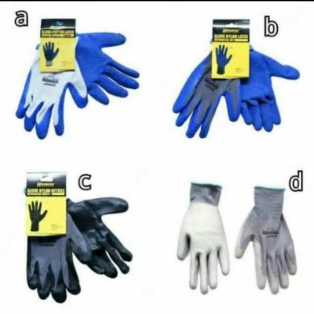 True "ORIGINAL krisbow Safety Gloves In Work Shopee Malaysia