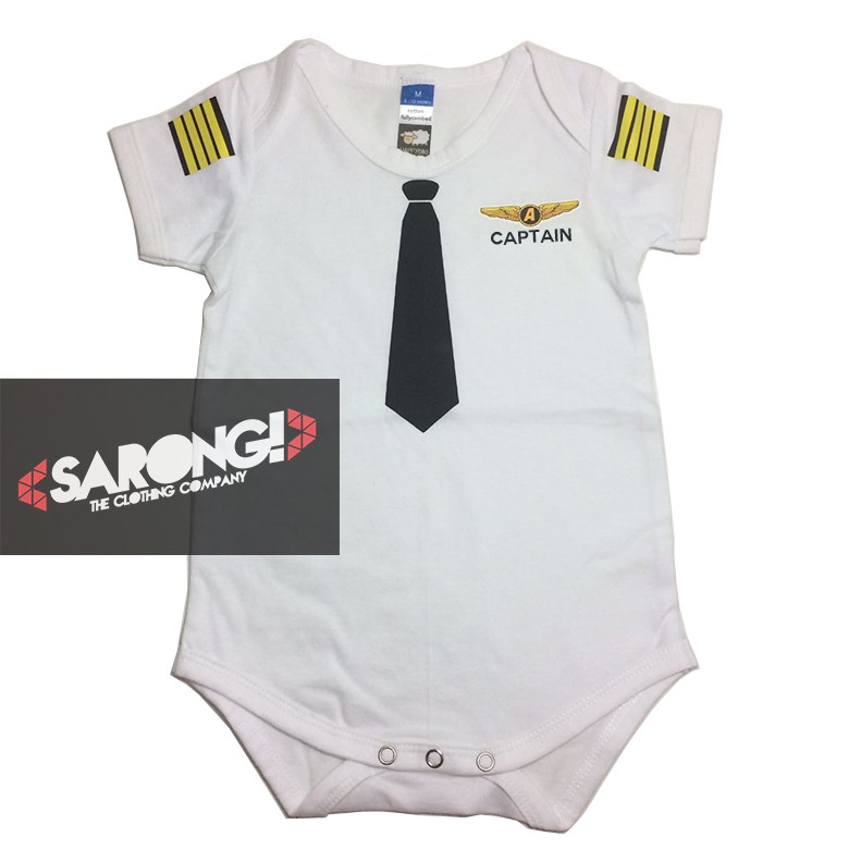 Replica T Shirt Pilot Uniform With Custom Name For Baby And Kids Shopee Malaysia - pilot t shirt roblox