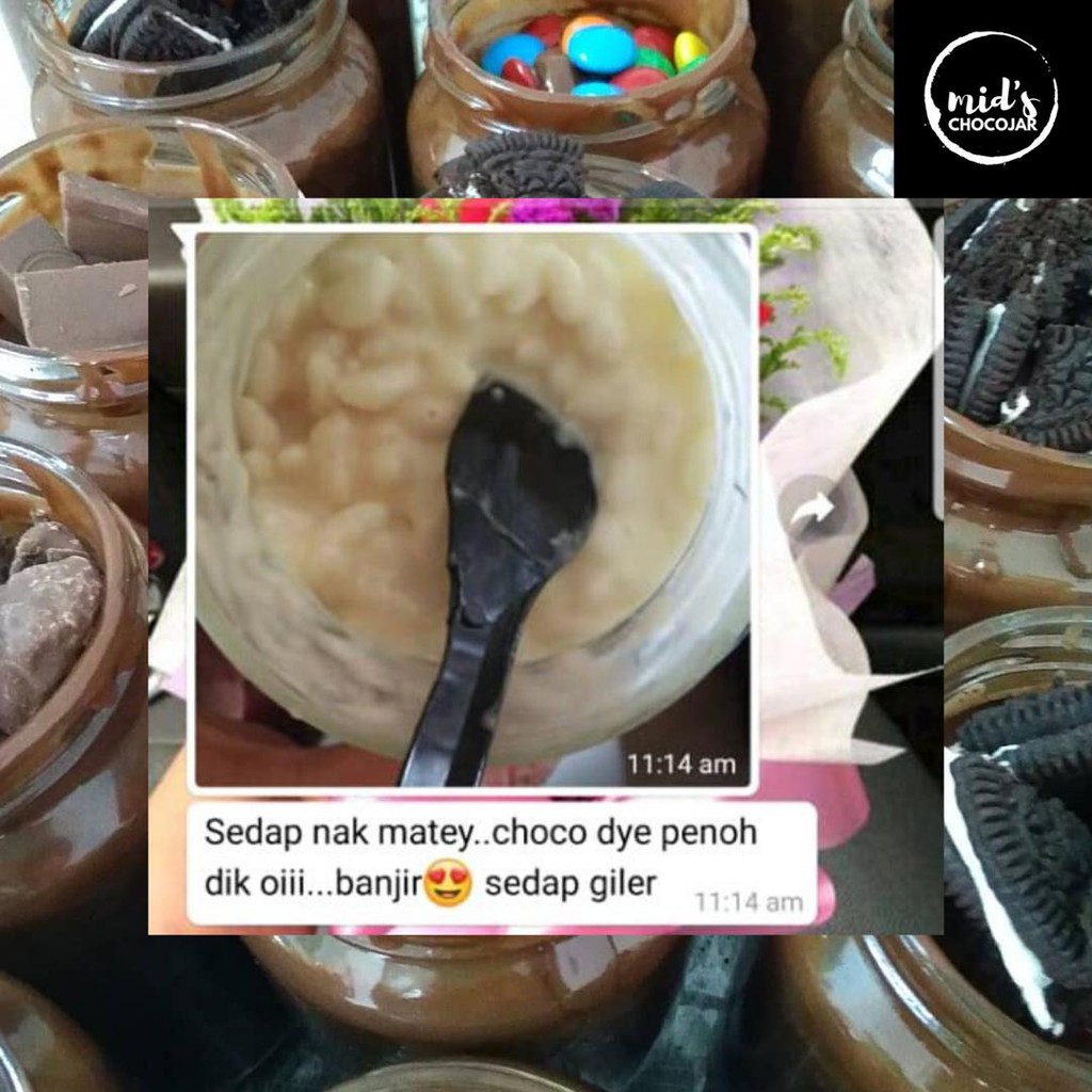 New Stock Mids Chocojar Coklat Putih Dan Dark Coklat Sedap Saiz Kecil 220g Shopee Malaysia