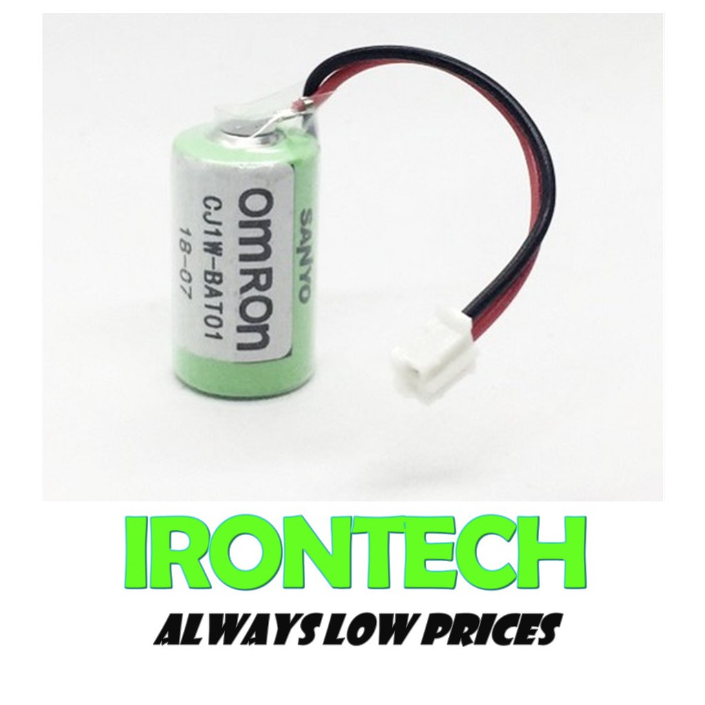 OMRON 3V CJ1W-BAT01 CJ1M Plc SANYO CR14250SE-R Lithium Battery | Shopee ...