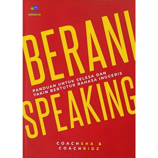 Berani Speaking - BUKU MOTIVASI - Coach Sha, Coach Ridz