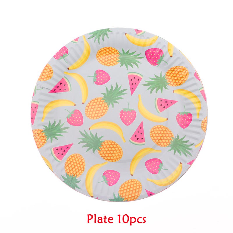 Cartoon Fruit Party Decoration Supplies Happy Birthday Christmas
