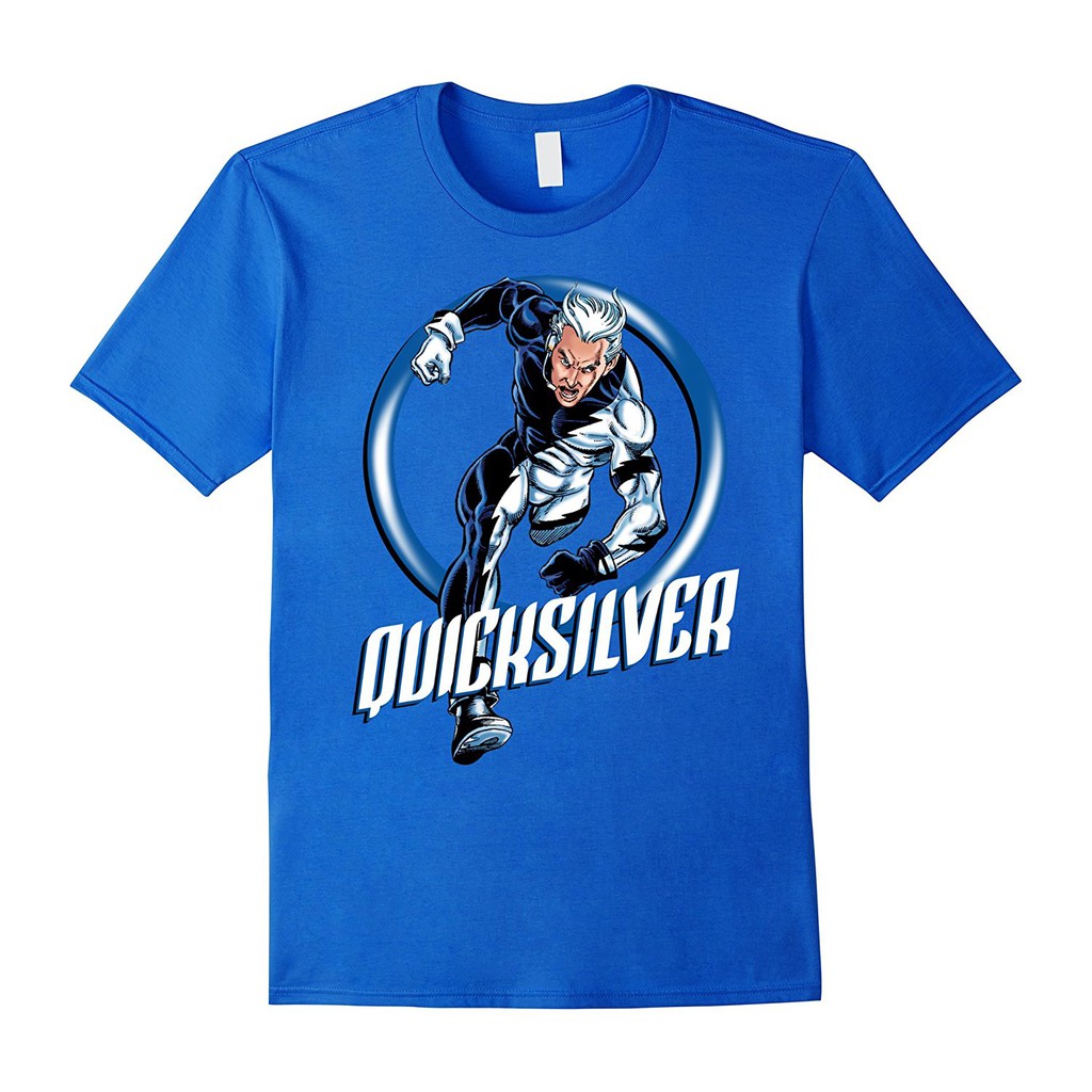 Marvel X Men Quicksilver The Dart Ring Dash T Shirt New Men T Shirt Tee Blue Shopee Malaysia