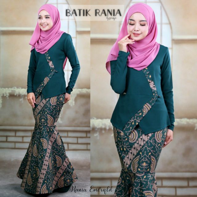 Baju Kurung Batik Rania ( Clearance ) | Shopee Malaysia