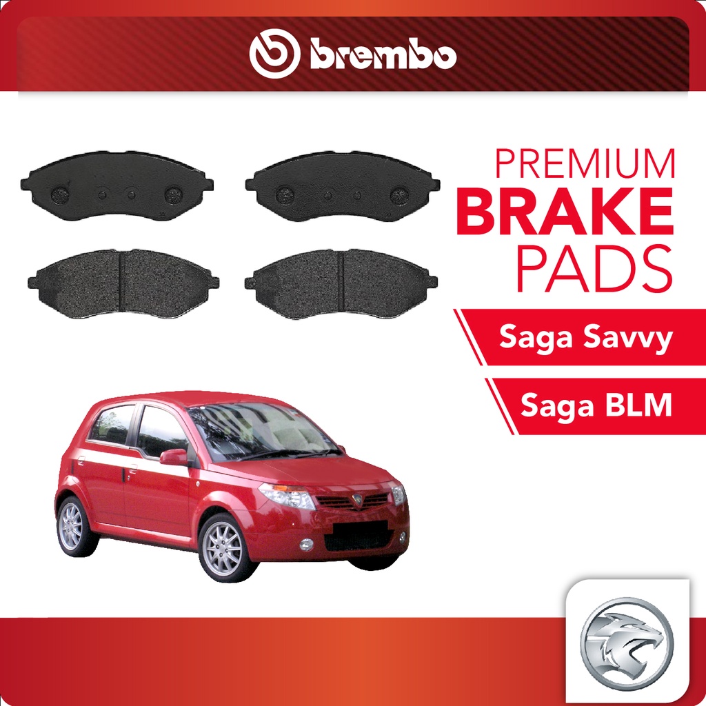 BREMBO Front Brake Pads (1 set) Proton Saga BLM, Saga FLX, Savvy