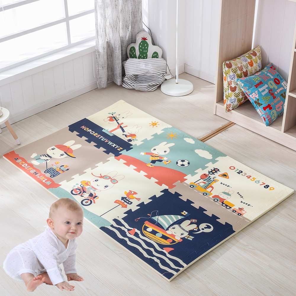 6pcs XPE Baby Playmat Foam 2cm Thickness Play Mat Puzzle ...