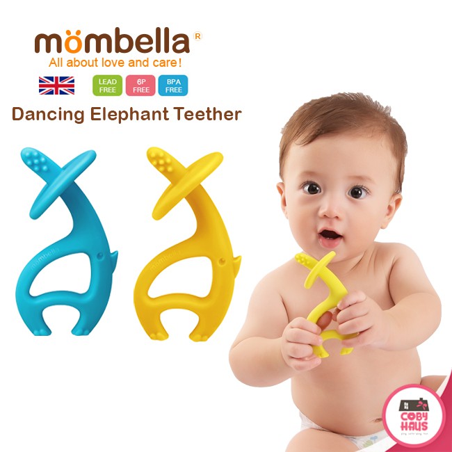 mombella dancing elephant teether