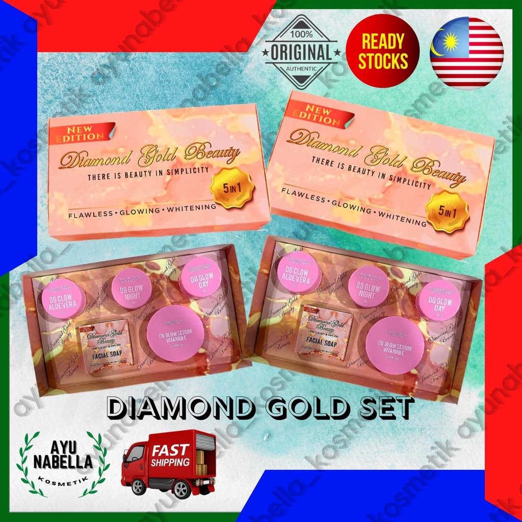 Buy Set Skincare Diamond Gold Original Soap Serum Day Night Treatment Seetracker Malaysia