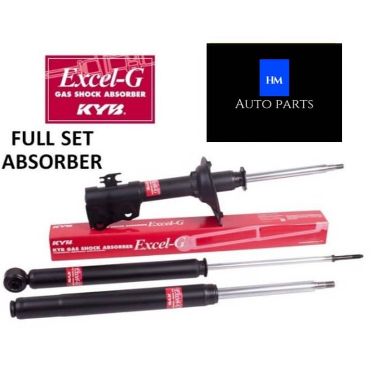 Buy Proton Saga Iswara 1set 4pcs X2 Front X2 Rear Shock Absorber Gas Kayaba Brand Seetracker Malaysia