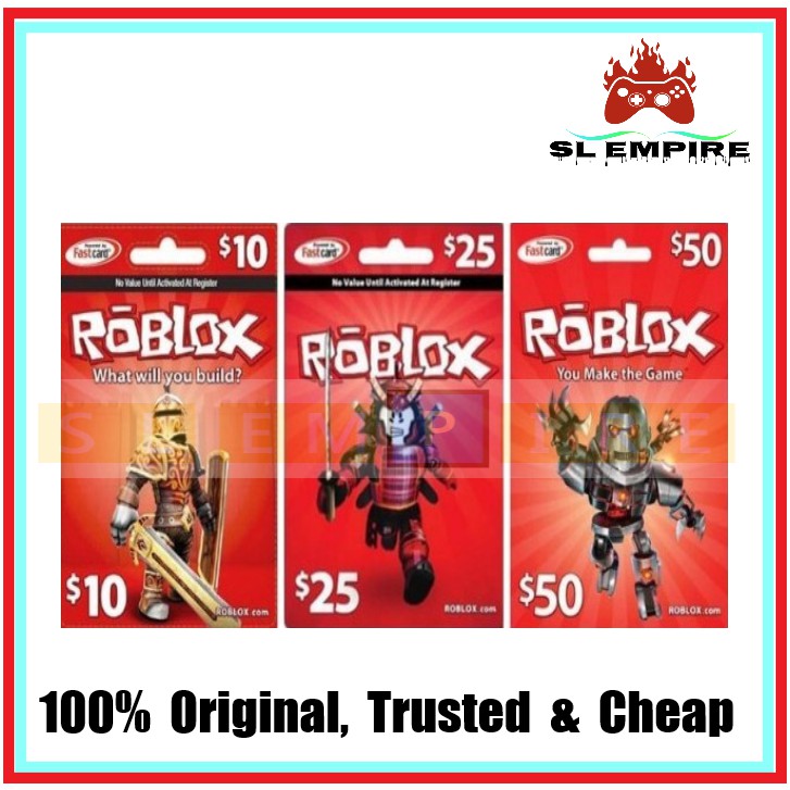 Roblox Card Prices And Promotions Jul 2021 Shopee Malaysia - buy robux gift card cheap