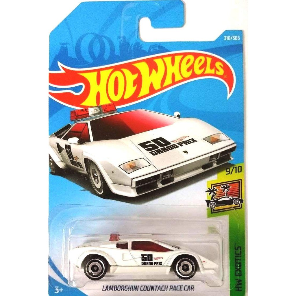 hot wheels countach pace car