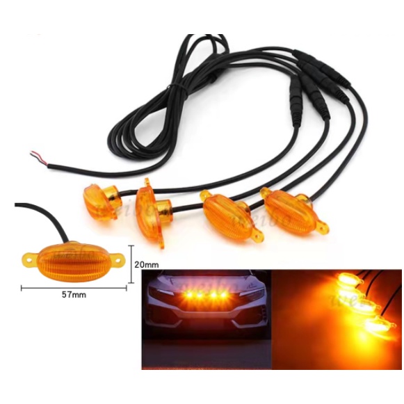 Car Front Grill Led Light Daylight Led Work light 4x4 Truck SUV Off